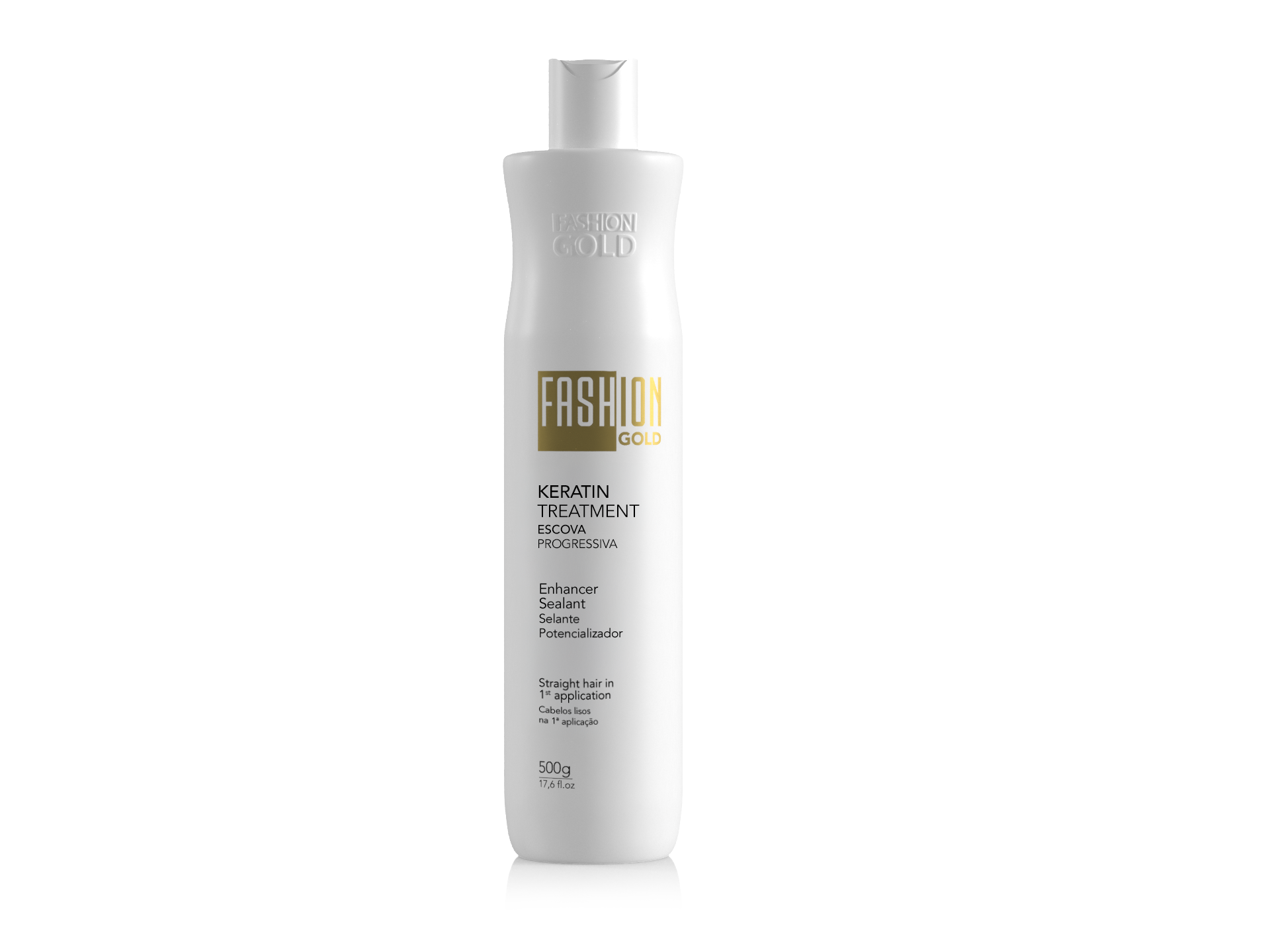 FASHION GOLD 500g/17.6oz - Brazilian Keratin, Smoothing and Straightening System